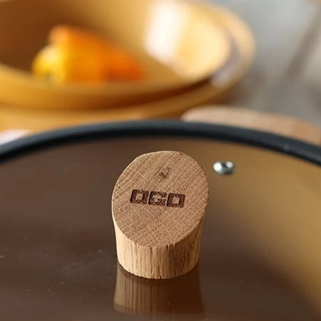 Faitout Ector Induction Aluminium RevĂȘtu 24 Cm Jaune â Image 3