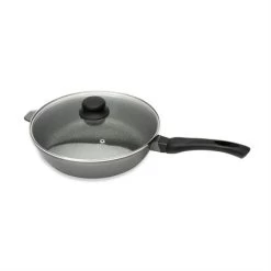 Sauteuse Et Couvercle Revêtement Dur Comme La Pierre 24 Cm