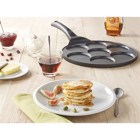 Poêle 7 Mini Blinis Ou Pancakes à Induction Fonte 26.5 Cm – Image 3
