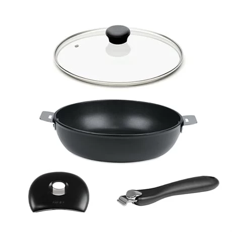 Lot Sauteuse Cookway 24cm Avec Poignée, Anse Et Couvercle