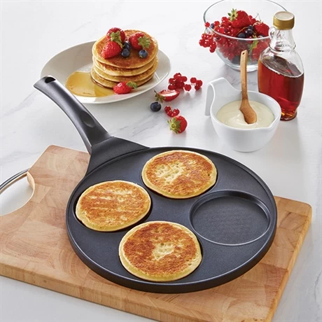 Lot De 2 Poêles 7 Et 4 Blinis Ou Pancakes Antiadhérentes à Induction – Image 3