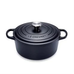 Le Creuset Cocotte Fonte Rond 24 Cm Noir