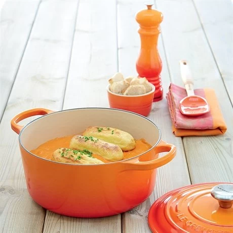 Le Creuset Cocotte Fonte Rond 26 Cm Volcanique – Image 3