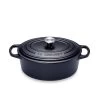 Le Creuset Cocotte Fonte Ovale 27 Cm Noir