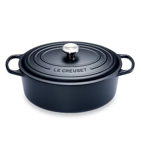 Le Creuset Cocotte Fonte Ovale 31 Cm Noir