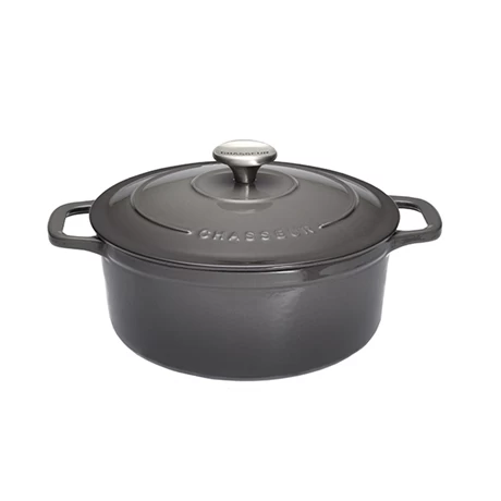 Cocotte Sublime Fonte Rond 4 L 24 Cm Grise