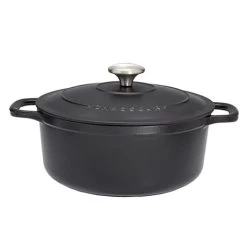 Cocotte Sublime Fonte Rond 6,1 L 28 Cm Noir