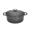 Cocotte Sublime Fonte Rond 6,1 L 28 Cm Grise