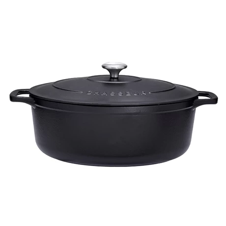 Cocotte Sublime Fonte Ovale 5 L 29 Cm Noir