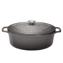 Cocotte Sublime Fonte Ovale 6 L 31 Cm Grise