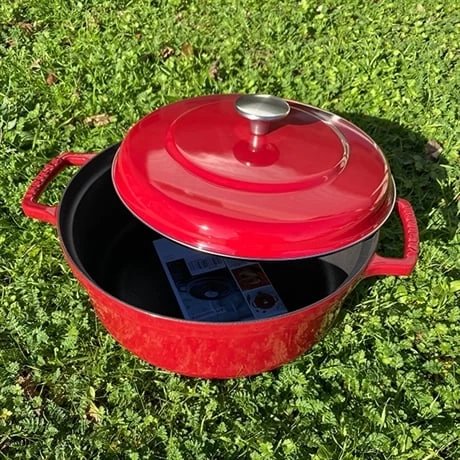 Invicta Cocotte Bistrot Rouge 28 Cm – Image 3