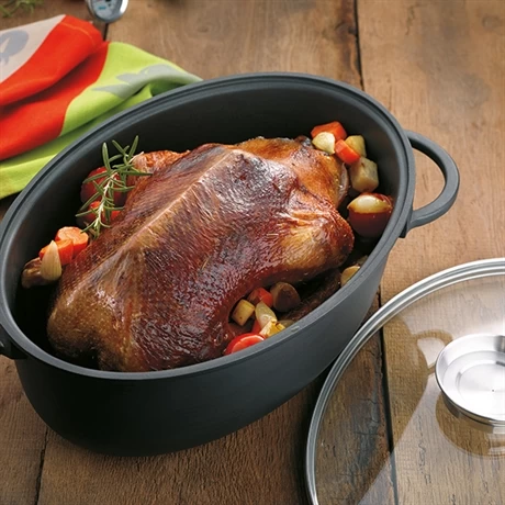 Cocotte à Braiser En Fonte D'aluminium Kerros 8 L – Image 2