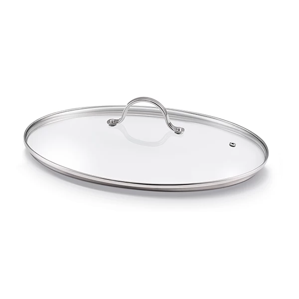 BEKA Couvercle De Poêle à Poisson Ovale 37,5 X 25 Cm