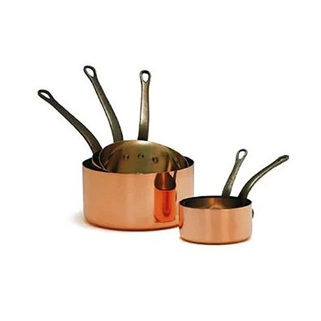 Casserole En Cuivre Massif 20 Cm – Image 2