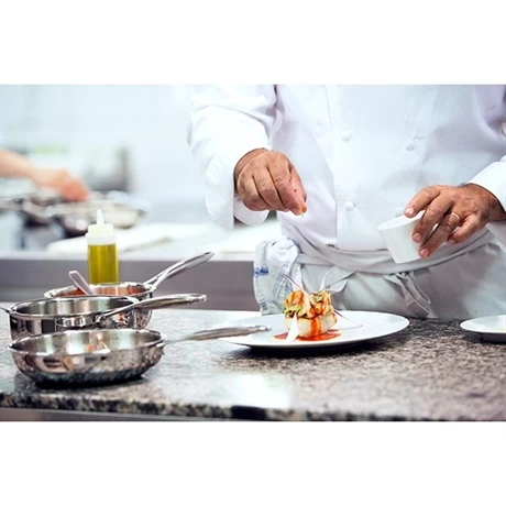 Poêle Sautoir Inox Castel'Pro 20 Cm – Image 2