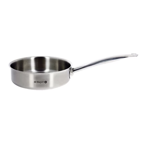 De Buyer Sauteuse Bord Droit Inox 24 Cm Prim'Appety