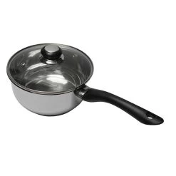 Casserole Inox Avec Couvercle En Verre 20 Cm