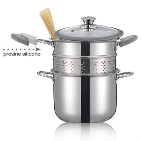 Cuit-pâtes Premium Inox 20 Cm 5 L – Image 2