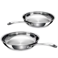 BEKA Lot De 2 Poêles Inox 20 Et 26 Cm Chef
