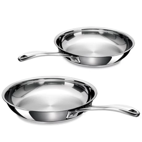 BEKA Lot De 2 Poêles Inox 20 Et 26 Cm Chef