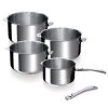 BEKA Set De 4 Casseroles Evolution 14, 16, 18 Et 20cm Et 2 Manches Inox
