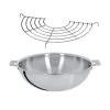 Lot Wok Inox Et Grille Casteline 28 Cm