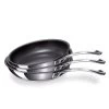 BEKA Batterie De Cuisine Poêles Anti-adhérentes Chef 20, 24 Et 28 Cm