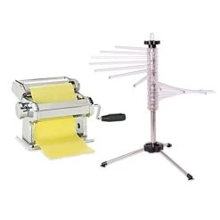 Lot Machine à Pâtes Et Séchoir à Pâtes Pliable