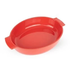 Peugeot Plat Ă Four Ovale Appolia 40 Cm Rouge