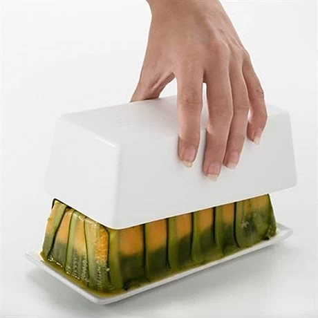 Terrine Rectangulaire Avec Couvercle/plateau "Grands Classiques" 19,7 Cm 60 Cl Blanc – Image 3