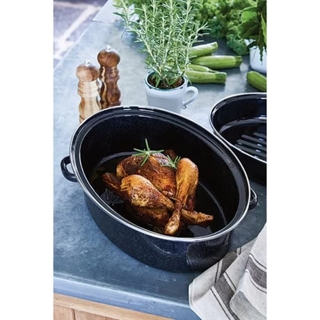 Cocotte Roaster 38 Cm Acier émaillé – Image 2