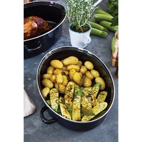 Cocotte Roaster 38 Cm Acier émaillé – Image 3