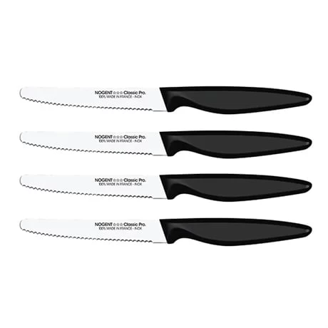 Lot De 4 Couteaux De Table Classic Pro Lame Crantée