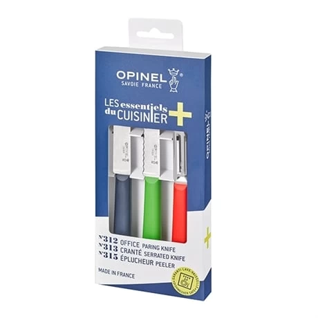 Couteaux Trio Les Essentiels Du Cuisinier Opinel – Image 2