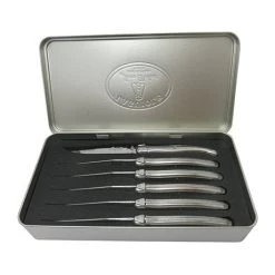 Coffret 6 Couteaux à Steak Laguiole Inox