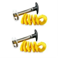 Lot De 2 Coupe Ananas En Inox