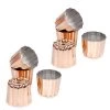 Patisse Lot 8 Canelés Bordelais 4,5 Cm Cuivre