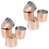 Patisse Lot De 8 Canelés Bordelais 3,5 Cm Cuivre