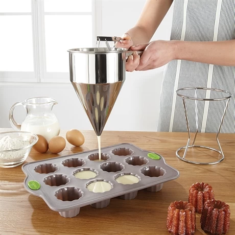 Lot Poêle 4 Pancakes Et Entonnoir à Piston – Image 4