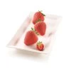 Silikomart Moule Silicone 3D 6 Mini Gâteaux Fraise