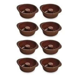 Lot De 8 Flexi'moules à Baba Ou Savarins En Silicone