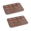 Lot De 2 Plaques Anti-adhérente 12 Mini-tartelettes