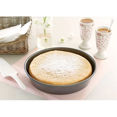 Lot 2 Moules à Manqué Rond Et Carré Acier Revêtement Antiadhérent 23 Cm – Image 4