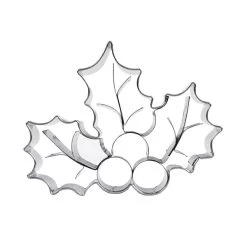 Patisse Découpoir Inox Feuille Houx