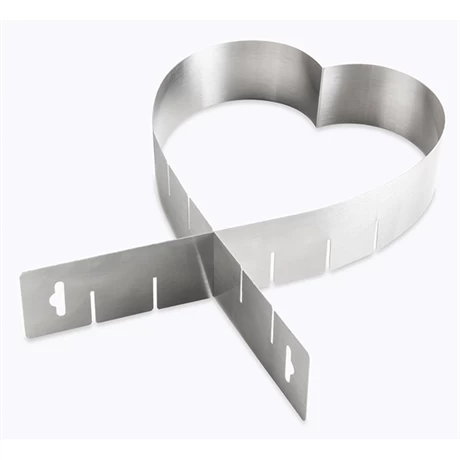 Cadre Extensible Coeur En Inox 14 -26 Cm – Image 3