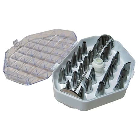 De Buyer Coffret 26 Mini-douilles Fines Inox Spéciales Décor