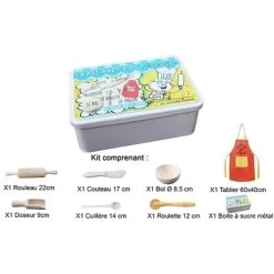 Kit Pâtisserie 8 Pièces Pour Enfants