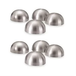 Lot De 8 Moules Demi-sphère En Inox