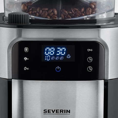 SEVERIN Cafetière Filtre à Broyeur Intégré 10 Tasses 1 000 W KA4813 – Image 3