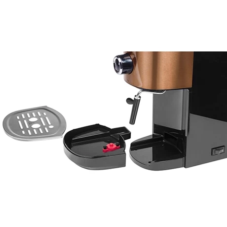Bestron Machine à Café Expresso Avec Buse Vapeur 15 Bars 1250 1450 W Coloris Cuivre – Image 5